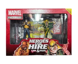 Marvel Heroes for Hire Iron Fist & Luke Cage Figurine Set – Eaglemoss Fact Files - Picture 1 of 3