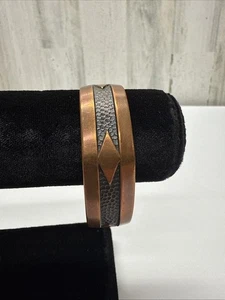Bracciale Vintage Copper Bell Trading Nativi Americani  - Foto 1 di 7