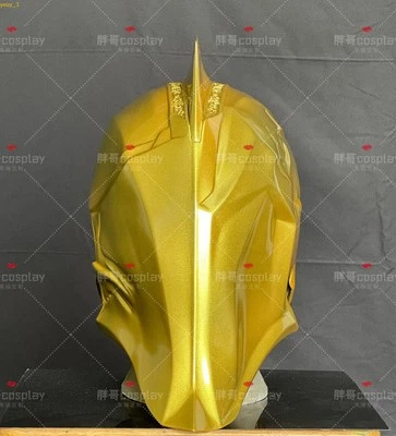 Black Adam Doctor Fate Cosplay Gold Helmet FRP Mask Halloween Ornament Gift Prop - Image 1 of 4