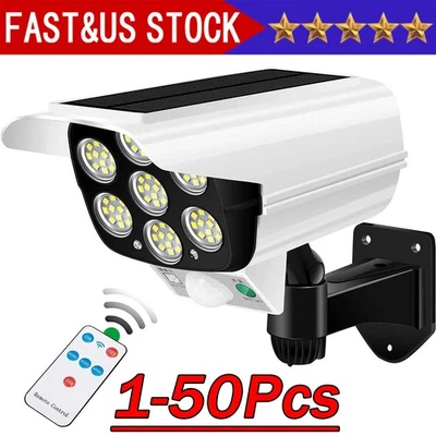 Luz Solar LED Lámpara de Pared Seguridad Cámara Maniquí Monitor Inalámbrico Impermeable Lote Foto 1 de 4