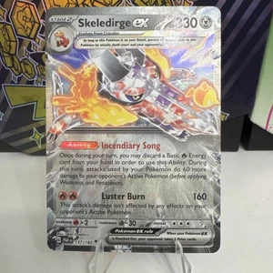 Skeledirge ex 137/182 Paradox Rift Ultra Rare Holo Pokemon Card LP - Picture 1 of 2