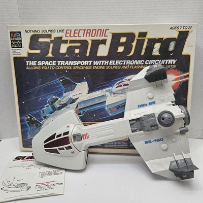 Barco electrónico Star Bird Milton Bradley 1978 de colección con caja probado y funcionando (leer) Foto 1 de 4