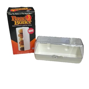 VTG Bagel Storage & Serving Container 3-in-1 Bagel Butler New In Box Made In USA - Picture 1 of 10