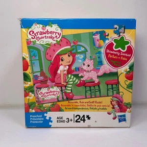 Torta corta fragola profumata prescolare puzzle 24 pezzi età 3 + Hasbro completo - Foto 1 di 5