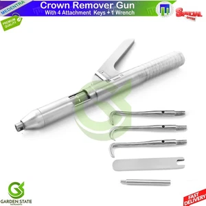 Pistola removedora de corona dental coronas extracción de puente automática + 4 llaves adjuntas - Imagen 1 de 2