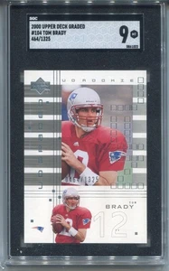 2000 UD Graded Tom Brady Rookie Card SGC 9 Graded Mint Upper Deck #104 Football - Bild 1 von 6