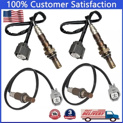 Sensor de oxígeno 4 piezas aguas arriba + aguas abajo para Jaguar 2002-2008 X-Type 2,5 L 3,0 L V6 Foto 1 de 4