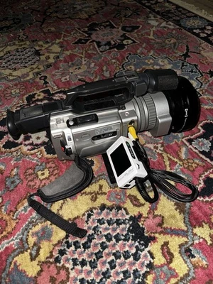 Sony DCR-TRV950 Camcorder + Opteka 0.3x Fisheye + FPV DVR + Battery Bundle - Image 1 of 4