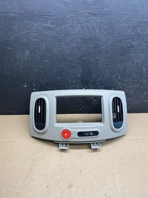 2009 to 2014 Nissan Cube Center Dash Radio Bezel Trim Panel T9276 DG - Image 1 of 4