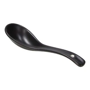 Schwarzer Jap Sushi Löffel 13 Cm Aus Steinzeug - Tognana - Bild 1 von 1