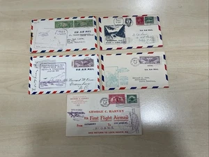 U.S.A. First Flight Airmail 1923-1931 X 5 Artikel. *295 - Bild 1 von 18