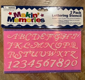 Modello alfabeto lettere numeri piccolo maiuscolo plastica stencil maiuscolo inferiore - Foto 1 di 2