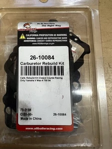 Carburetor Repair Rebuild Kit 1994 Yamaha V-Max 4 Snowmobile 26-10084 - Picture 1 of 3