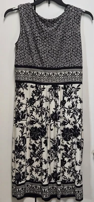 Jessica Howard Dress-Black and White- Size 12 - Image 1 of 3