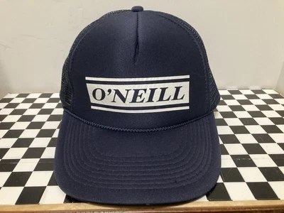 De Colección O’NEILL Surf Logo Malla Espuma Trucker Sombrero con Cuerda Snapback Azul Marino Nuevo de Lote Antiguo Foto 1 de 4