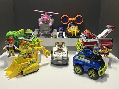 Patrulla Canina • Rescate en la Selva • Lote de 17 Figuras y Vehículos • Nickelodeon • SML Foto 1 de 4