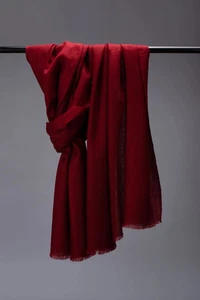 Burgundy Pashmina - Picture 1 of 3