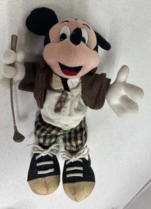 Vintage Collector Young Epoch Mickey Mouse Golf Plüsch Puppe von Walt Disney - Bild 1 von 10