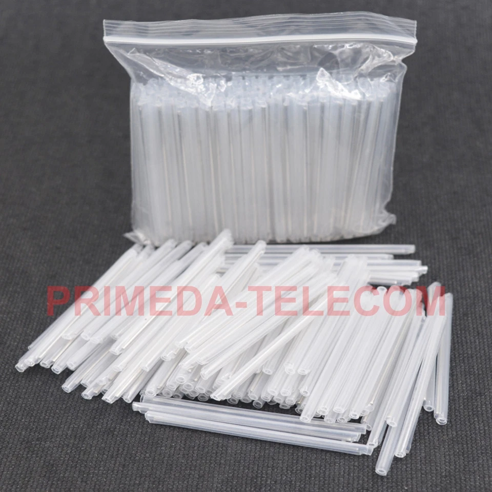 1000PCS Fiber Optic Fusion Splice Protection Sleeves Heat Shrink tubing Clear - Image 1 of 4