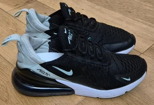 NIKE AIR MAX 270 SCARPE DA GINNASTICA IGLOO NERE TAGLIA UK 4 - Foto 1 di 11