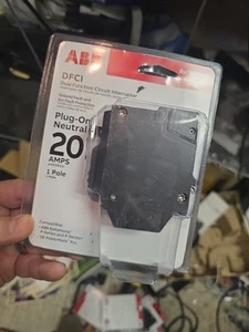 Interruttore ABB 20 Amp DFCI THQL1120PDFA spina monopolare Nuetral nuovo - Foto 1 di 5