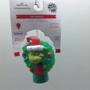 2024 Walmart Hallmark Dr. Seuss "The Grinch" beleuchtet Baumschmuck - Bild 1 von 5
