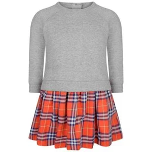 NWT NEW Burberry Francine long sleeve dusty pink gray check dress 8y 10y 12y - Picture 1 of 4