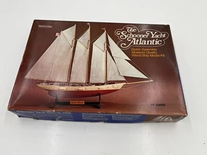 Scientific The Schooner Yacht Atlantic 1905 Model Kit 302 Wood Ship 14 Inch NOB - Picture 1 of 7