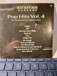 Backstage Karaoke POP HITS V4 DISC 109 - Picture 1 of 1