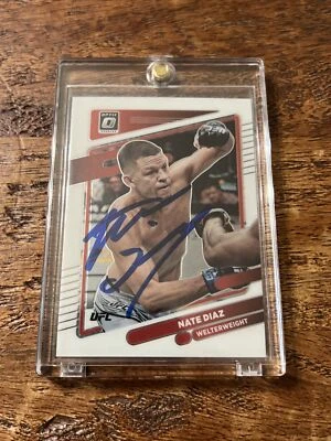 Nate Diaz IP Signed Optic Card JSA Coa Autographed UFC - Image 1 of 3