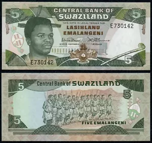 SWASILAND 5 EMALANGENI (P19a) Nr. D. (1990) UNC - Bild 1 von 1