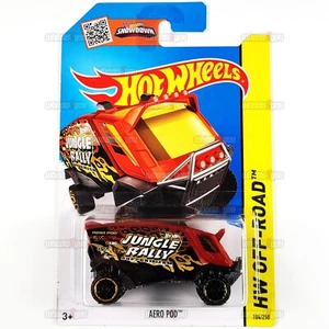 Hot Wheels Aero Pod 2015 #104 rojo - HW todoterreno - Jungle Rally - 1:64 CFL33 - Imagen 1 de 2