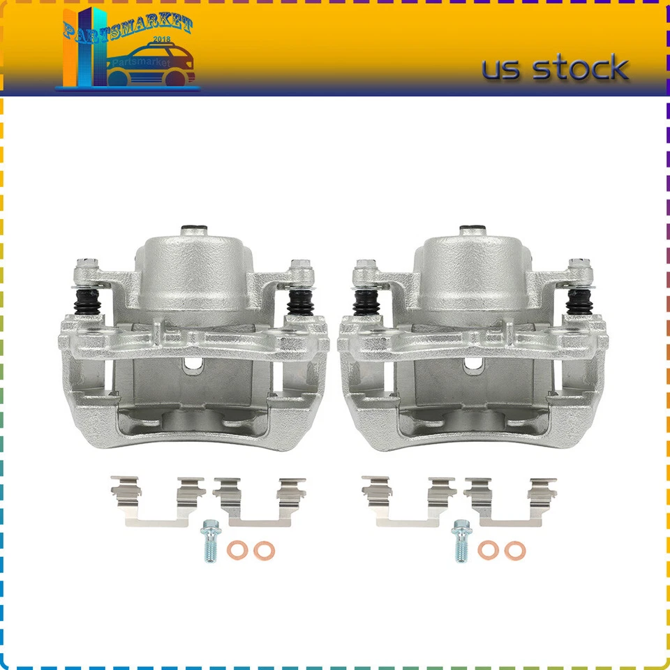 Pinzas de freno delanteras PMT2018 con par de soportes para Chevrolet Malibu 2004-2012 Foto 1 de 1