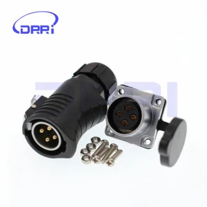 Conector impermeable industrial exterior de 4 pines IP67 para panel solar - Imagen 1 de 4