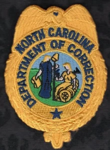 Patch Dipartimento di Correzione Carolina del Nord 2-1/2" x 3-1/2" - Foto 1 di 2