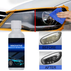 20ml Headlight Cover Len Restorer Cleaner Repair Liquid Polish Car Accessories