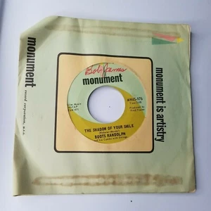 Vinyl 45 RPM Record BOOTS RANDOLPH SHADOW OF YOUR SMILE & I'LL JUST WALK AWAY Q - Picture 1 of 2