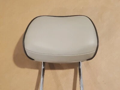 2011-2017 Jeep Grand Cherokee Beige Tan Overland Leather Headrest Front-See Pics - Image 1 of 4