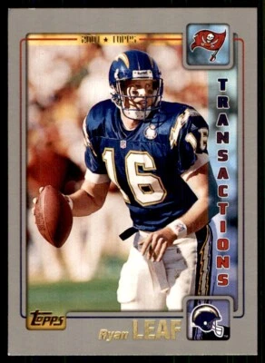 2001 Topps Ryan Leaf Tampa Bay Buccaneers #118 - Image 1 of 2