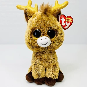 Rare Ty Beanie Boo Plush Toy Harriet the Horse with Gold Antlers Gold Eyes 20cm - Bild 1 von 20
