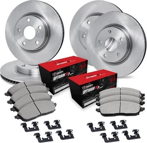 Front Rear Brake Rotors Pads Kit For 2013-2018 BMW BMW 328i xDrive, 330e, 428i - Picture 1 of 8