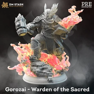 Gorozai, Warden of Sacred Fire | DM Stash | 3D Printed RPG Wargaming Miniature - Picture 1 of 1