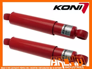 KONI ADJUSTABLE REAR SHOCKS ABSORBERS 2"INCH RAISED for NISSAN PATROL GQ GU - Picture 1 of 1