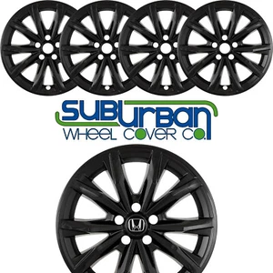 FITS 2023-2025 Honda CR-V EX 18" Gloss Black Wheel Skins # IMP-510BLK NEW SET/4 - Picture 1 of 7