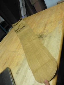 Vtg rare Rifle Gun Case Sleeve Burlap canvas 45" pockets thick NEW - Picture 1 of 7