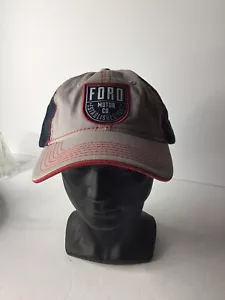 Ford MotorCompany Established 1903 Gray Red & Blue Snapback Cap - Picture 1 of 6
