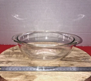 Vintage PYREX Bowl Round Mixing 1 1/2 QT #023 With Handles Made in U.S.A. - Picture 1 of 4