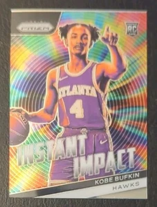 2023-24 Panini Prizm Kobe Bufkin RC Instant Impact Insert #17 *Cut - Picture 1 of 2