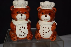 Vintage Salz- & Pfefferstreuer - B&D Chef Teddybären süß - Bild 1 von 7
