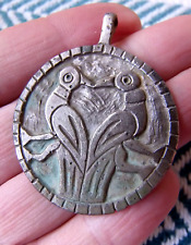 Byzantine silver women pendant